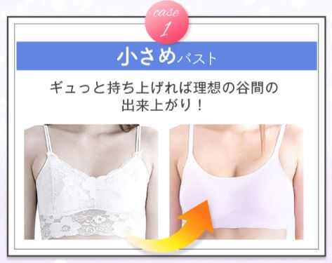 ハグミー効果 小さめバスト
